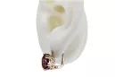 Σκουλαρίκια Vintage Style Ruby Original Vintage προϊόν ροζ χρυσό 14k vec016r
